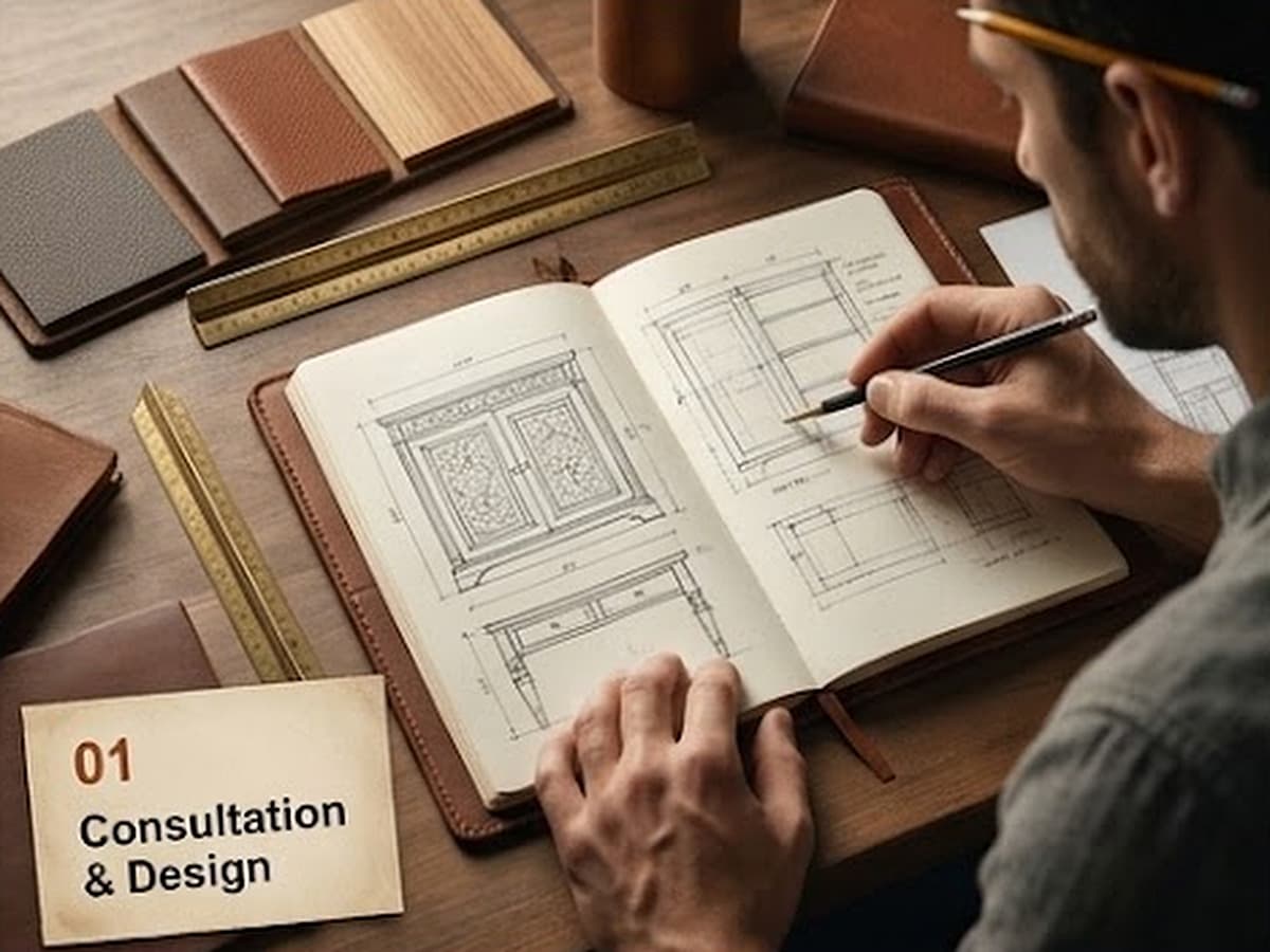 Furniture design consultation at CH Furniture House